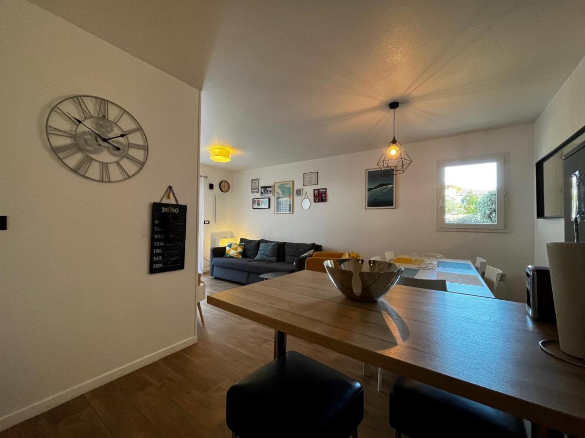 Bel Appartement T3 Avec Jardin, Piscine Et Parking, Proche Plage A Hendaye - Fr-1-239-739 Dış mekan fotoğraf